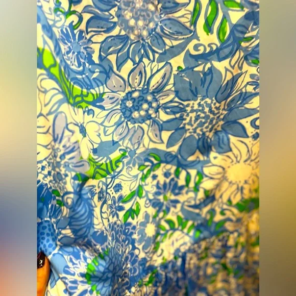 Lilly Pulitzer TRINA DRESS“Frenchie blue suns out”🔥